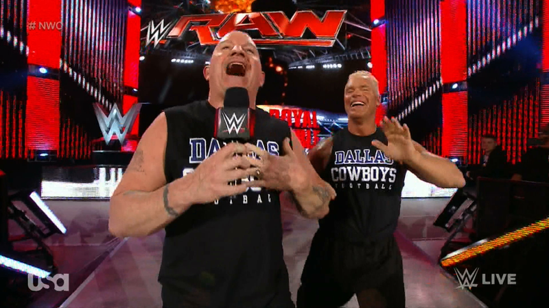Illustration for article titled Which Over-The-Hill Wrestler Looked Worst On Tonight's WWE Raw?